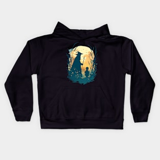 The Wise Wanderer and the Unexpected Adventurer - Fantasy Kids Hoodie